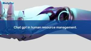 Chat gpt in human resource management.
