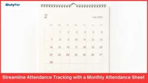 Streamline Attendance Tracking with a Monthly Attendance Sheet