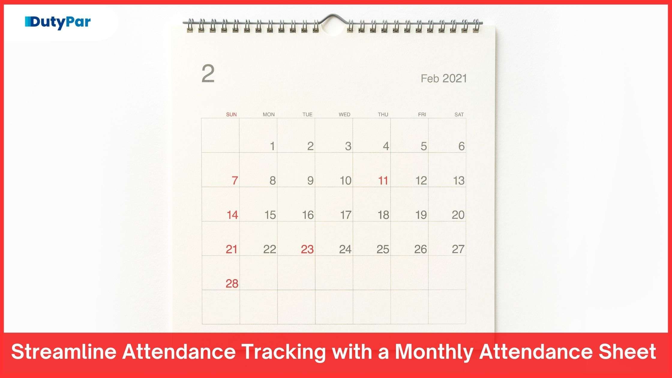Streamline Attendance Tracking with a Monthly Attendance Sheet