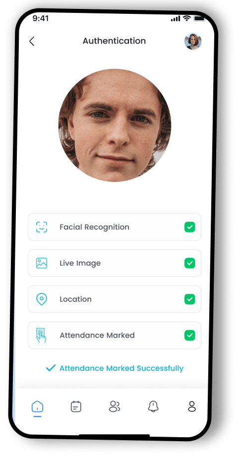 face recognition - attendance marked