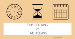 The Difference Between Time Keeping and Time Booking