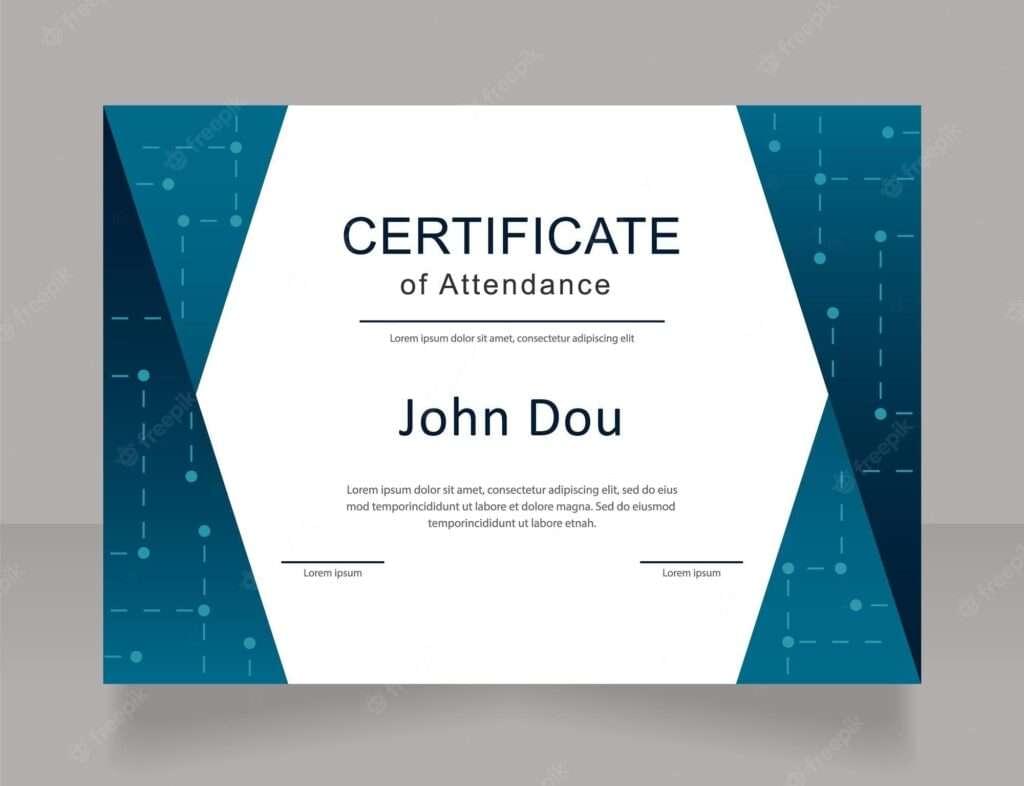 Certificate of Attendance Management
